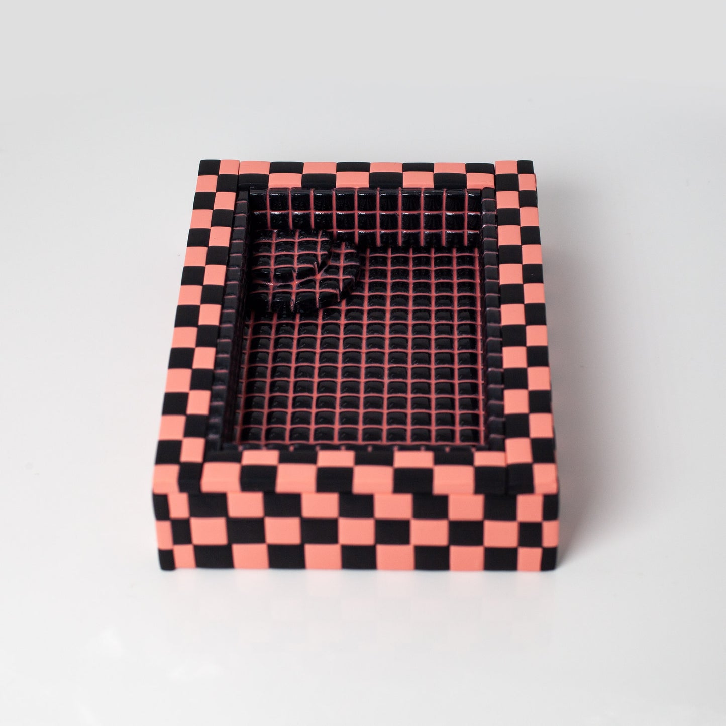 Pink and Black / Swimming Pool Trinket Dish