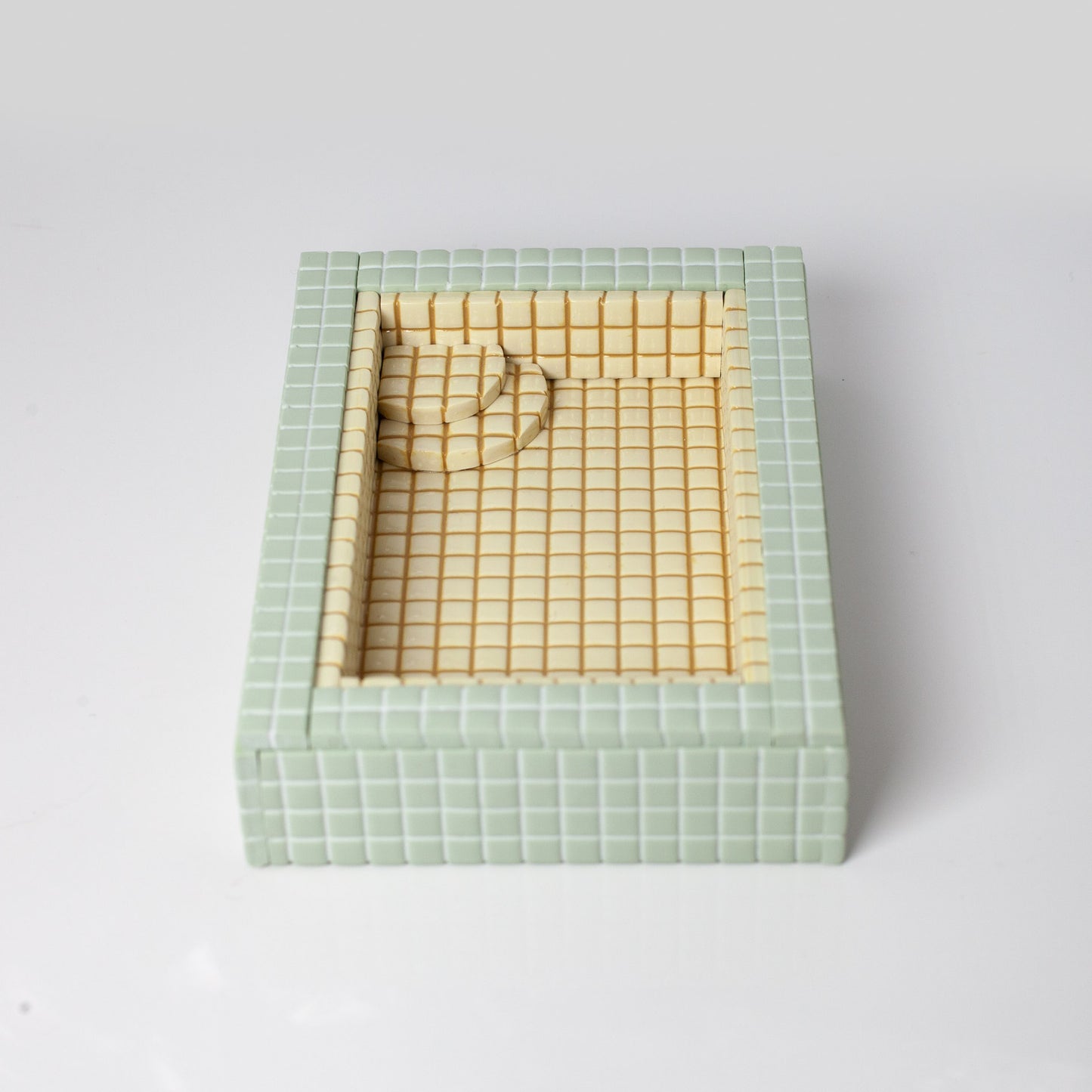 Sage and Beige / Swimming Pool Trinket Dish