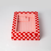 Load image into Gallery viewer, Pink and Red / Swimming Pool Trinket Dish