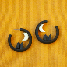 Load image into Gallery viewer, Haunted House Hoops / Earrings