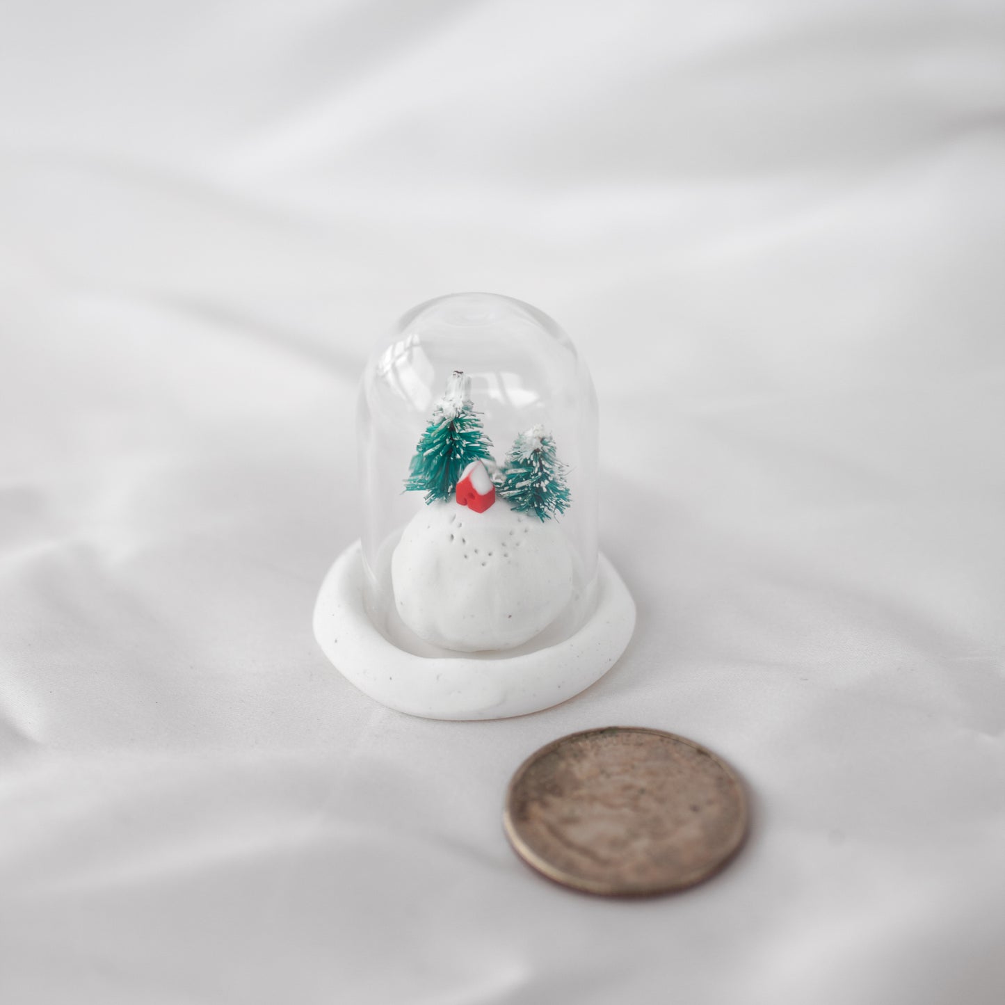 Snowy Forest Homestead / Miniature Landscape Diorama
