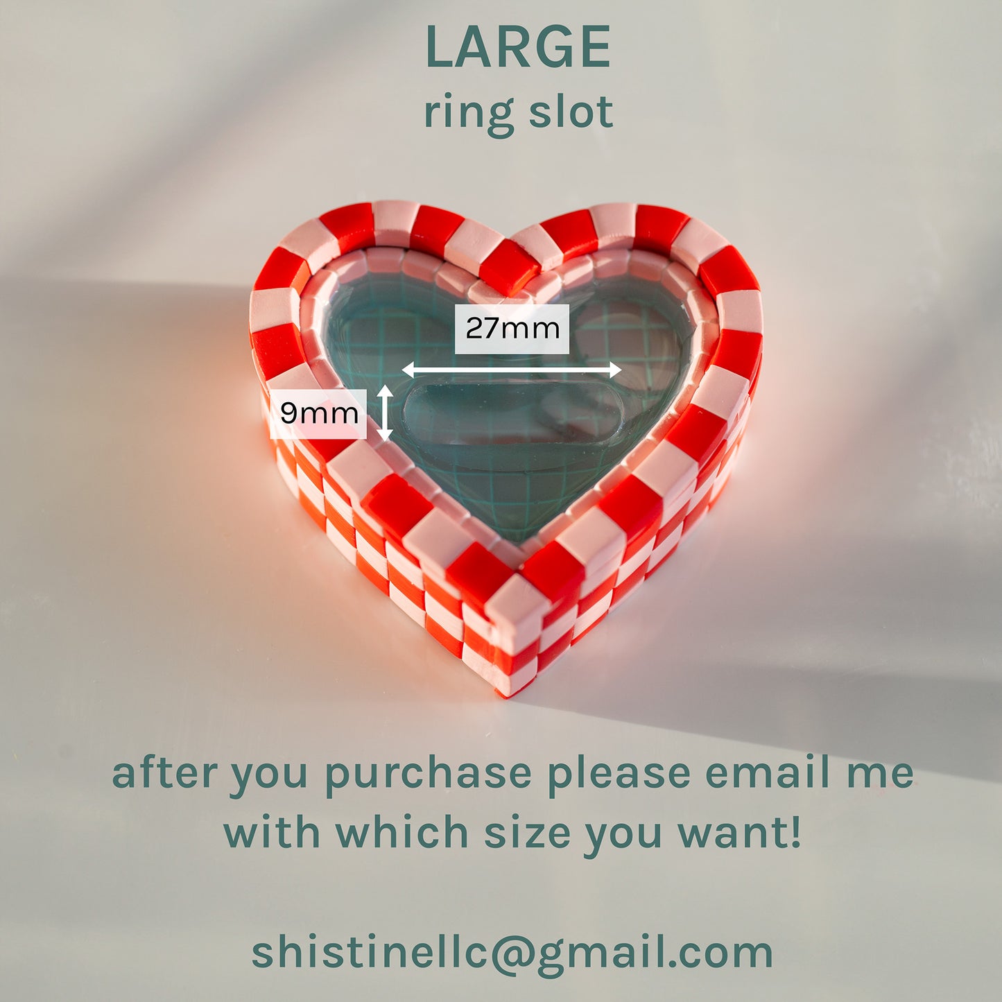 Heart Swimming Pool / Ring Holder