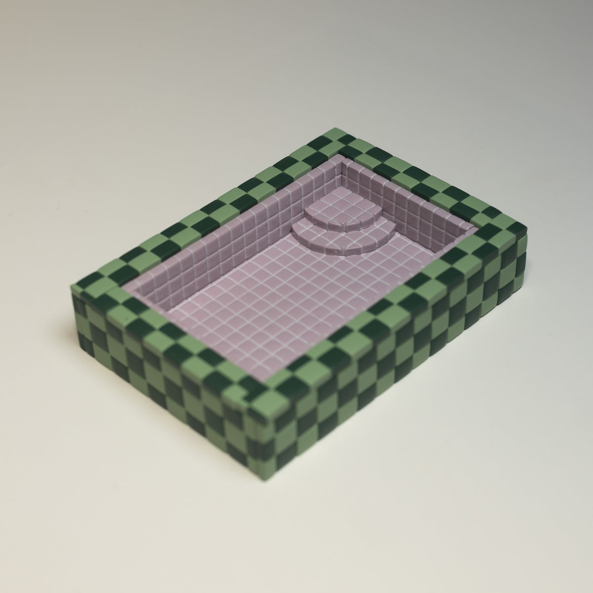 Green and Lavender / Spare Parts / Trinket Pool with Flaws