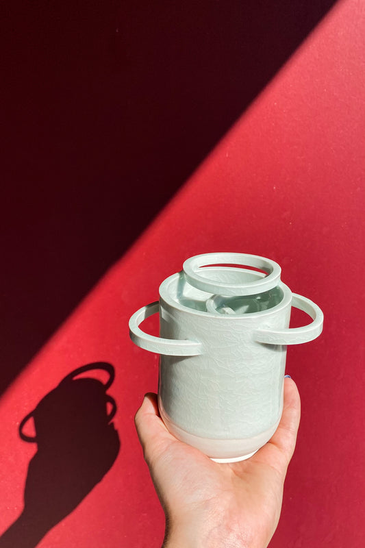 Sliced Vase #3 / Ceramics