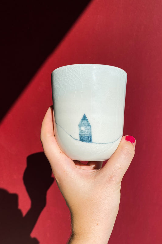 House Sketch Cup #3 / Ceramics