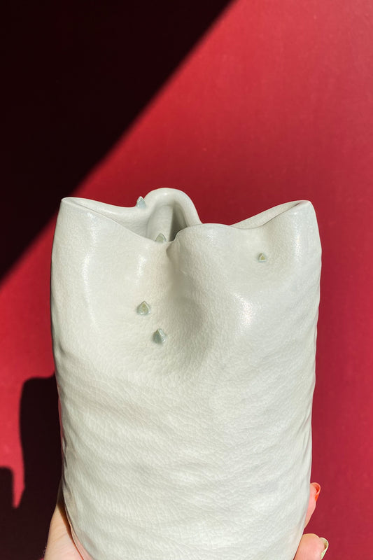 Tiny House Landscape Vase #2 / Ceramics