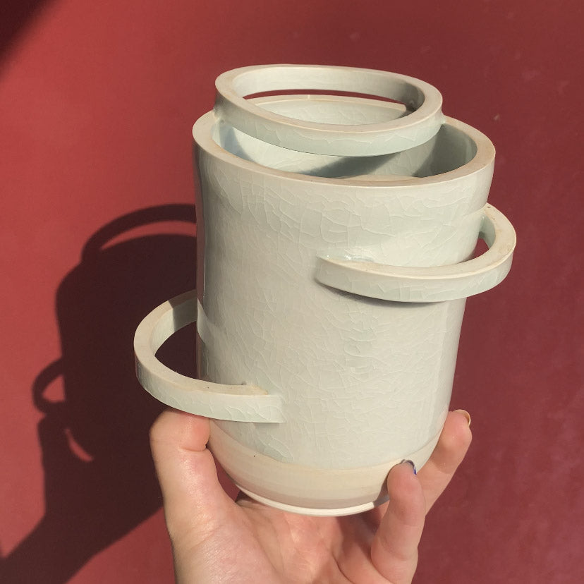 Sliced Vase 2 / Ceramics