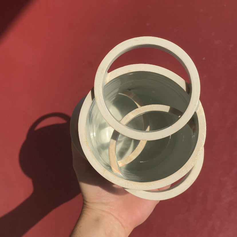 Sliced Vase 2 / Ceramics