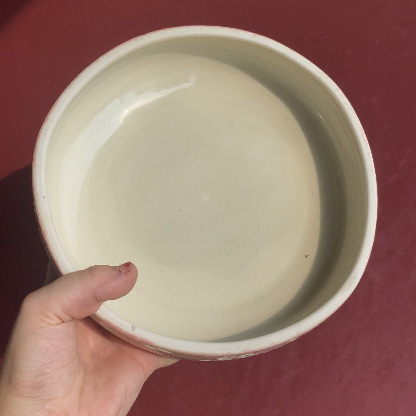 Large Bowl with Base / Ceramics