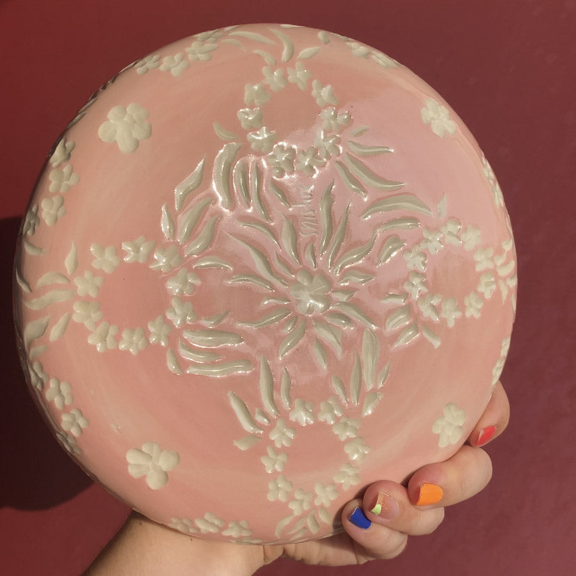 Large Bowl with Base / Ceramics