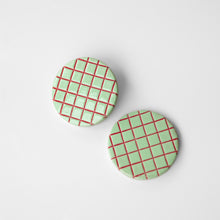 Load image into Gallery viewer, Vintage Christmas Tile Studs / Earrings
