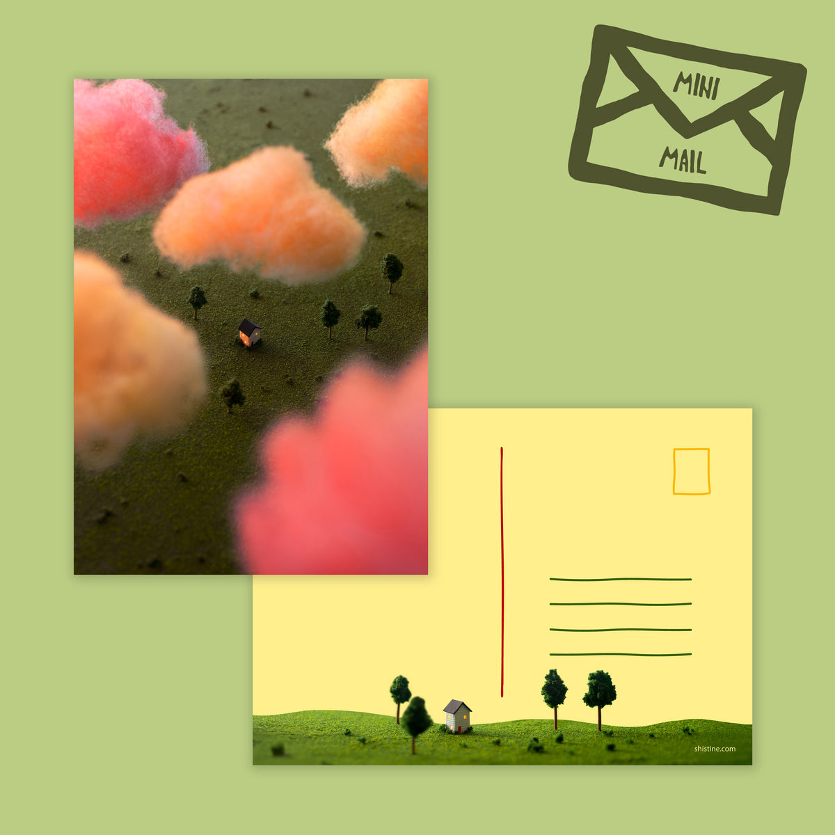 Mini Mail Postcards Only (one-time purchase)