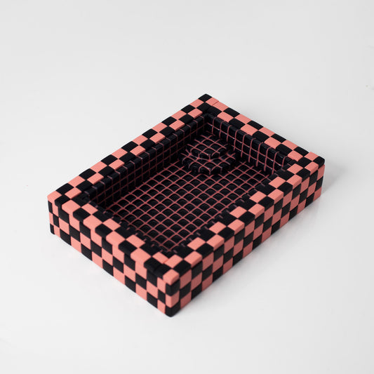 Pink and Black / Swimming Pool Trinket Dish