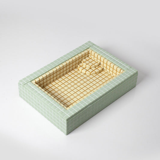 Sage and Beige / Swimming Pool Trinket Dish