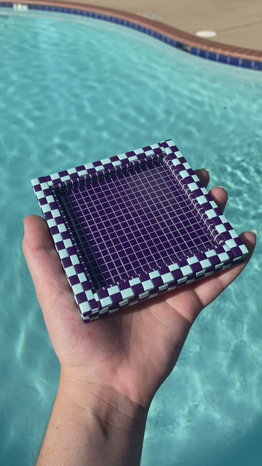 Purple and Blue / Swimming Pool Coaster