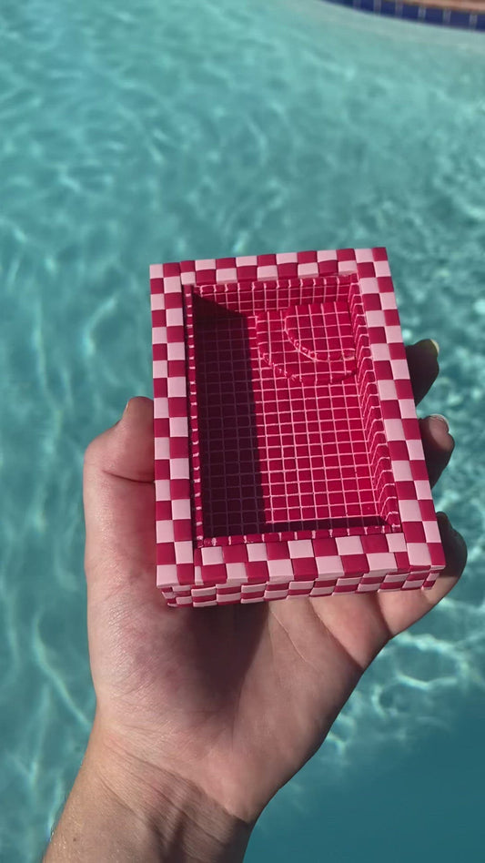 Pink and Pink / Swimming Pool Trinket Dish