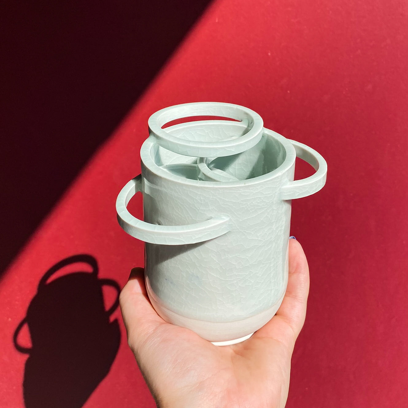 Sliced Vase #3 / Ceramics