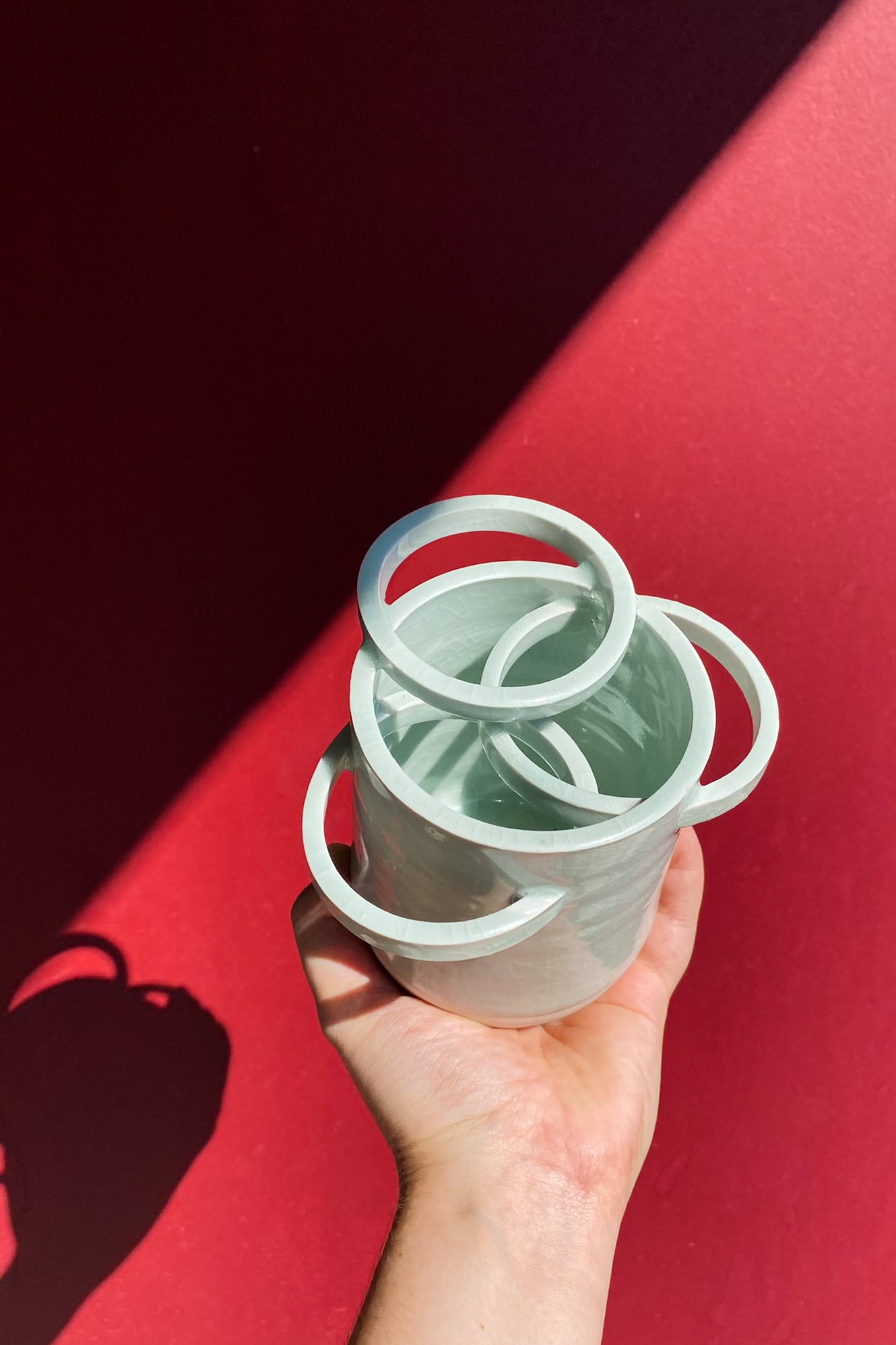 Sliced Vase #3 / Ceramics