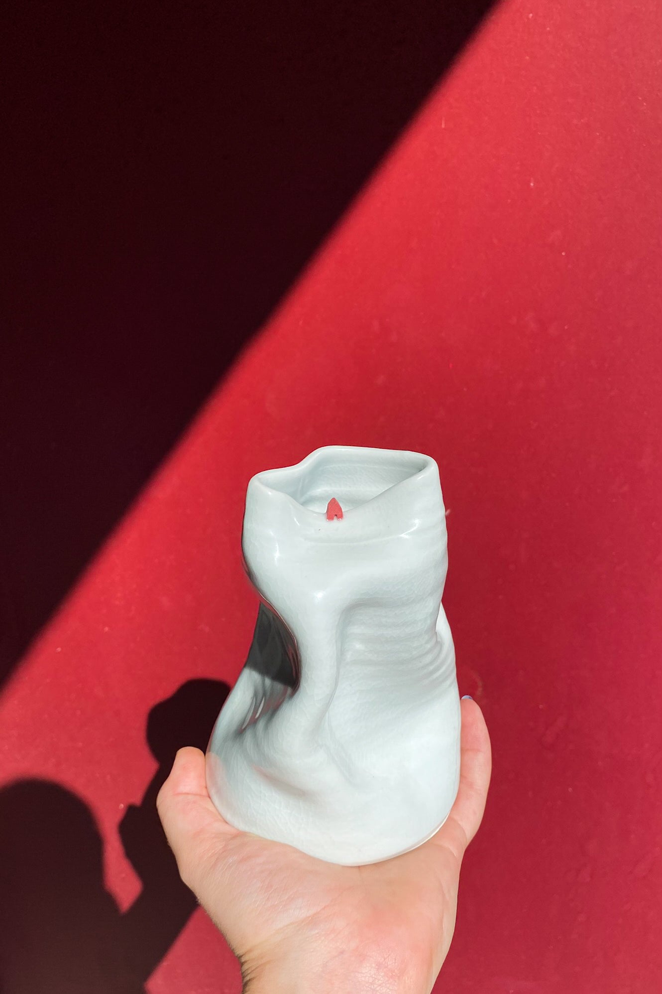 Tiny House Landscape Vase #5 / Ceramics / SECONDS