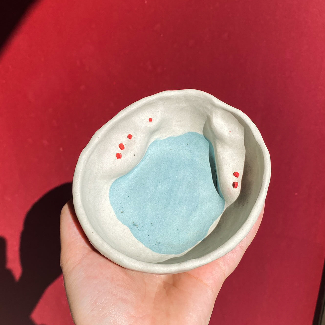 Tiny House Landscape Dish #11 / Set of 2 / Ceramics / SECONDS