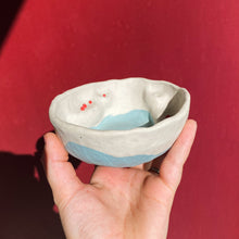 Load image into Gallery viewer, Tiny House Landscape Dish #11 / Set of 2 / Ceramics / SECONDS
