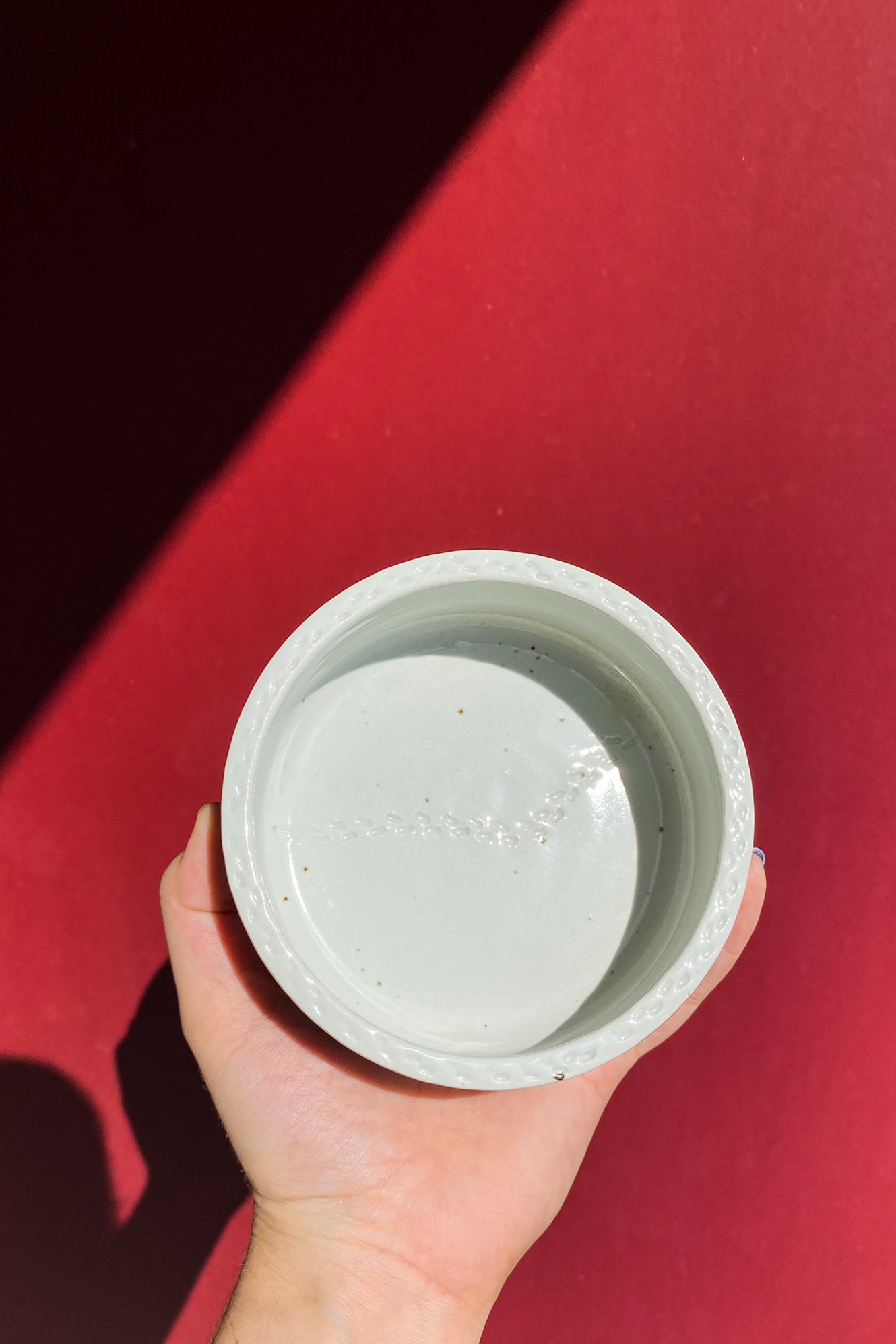 Snowy Footprints Dish / Ceramics / SECONDS