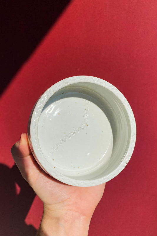 Snowy Footprints Dish / Ceramics / SECONDS