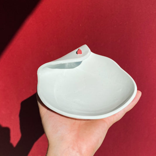 Tiny House Landscape Dish #1 / Ceramics