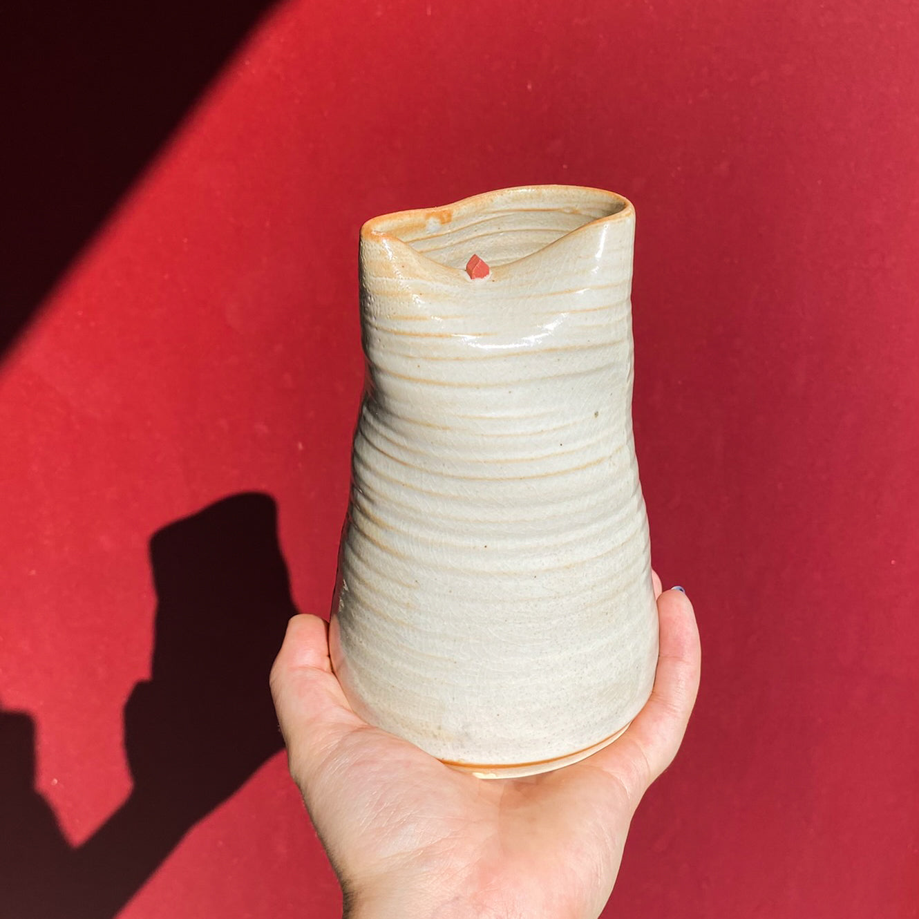 Tiny House Landscape Vase #4 / Ceramics / SECONDS