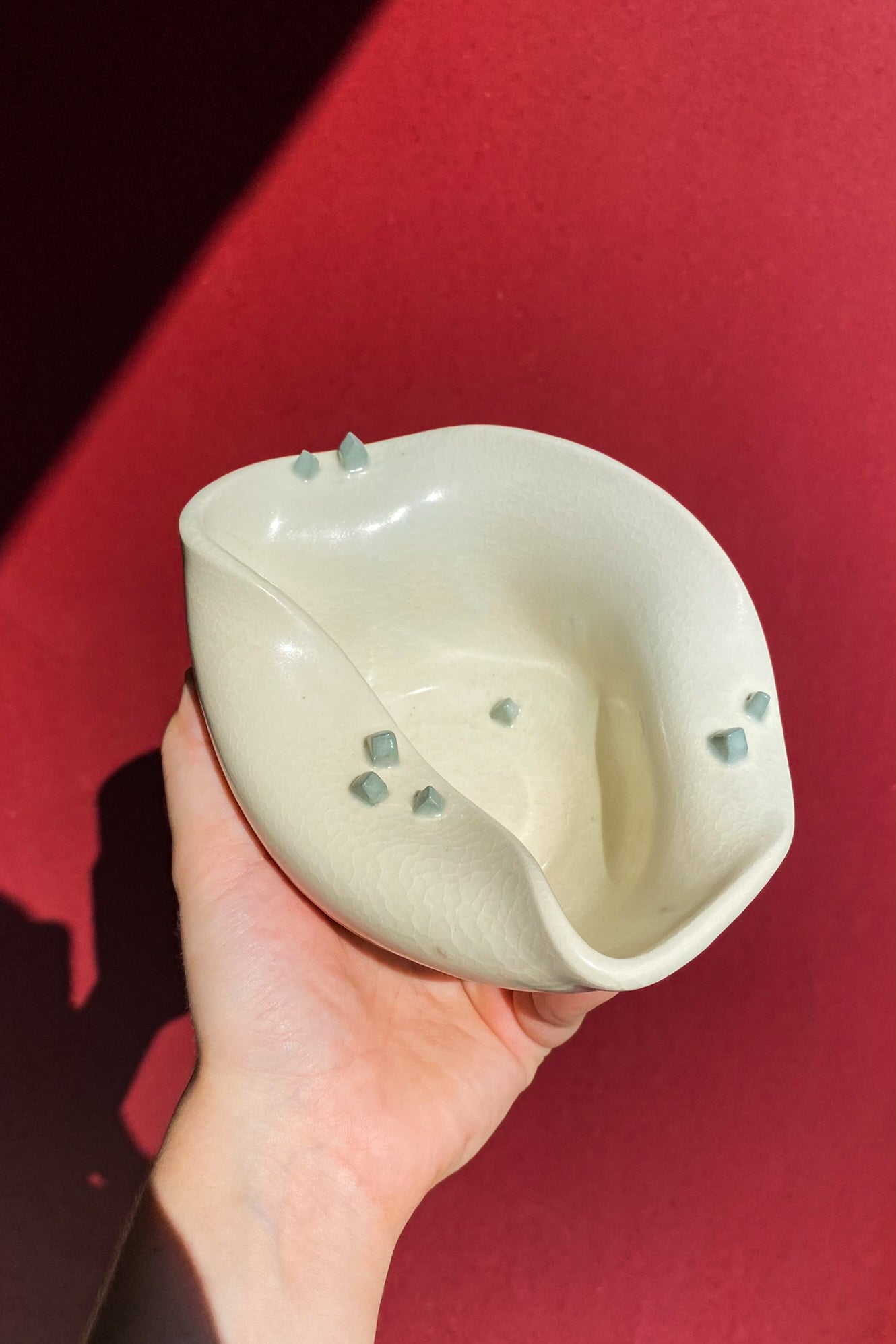 Tiny House Landscape Dish #4 / Ceramics