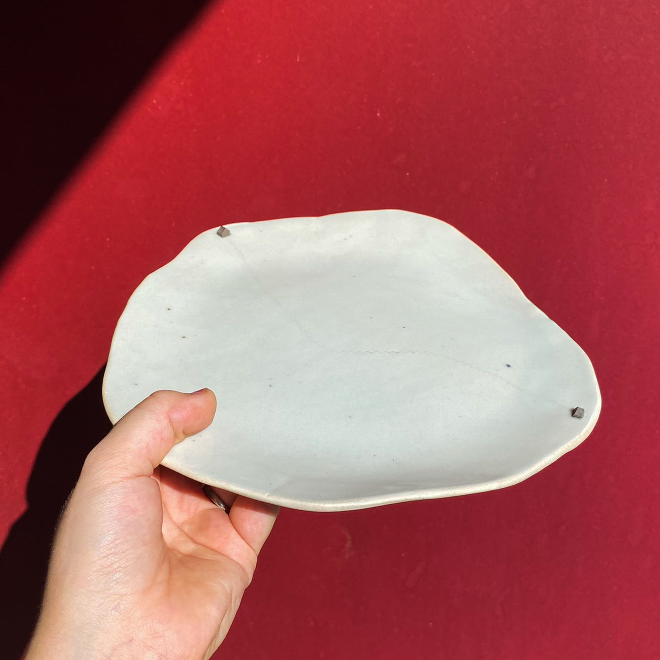 Tiny House Landscape Dish #3 / Ceramics