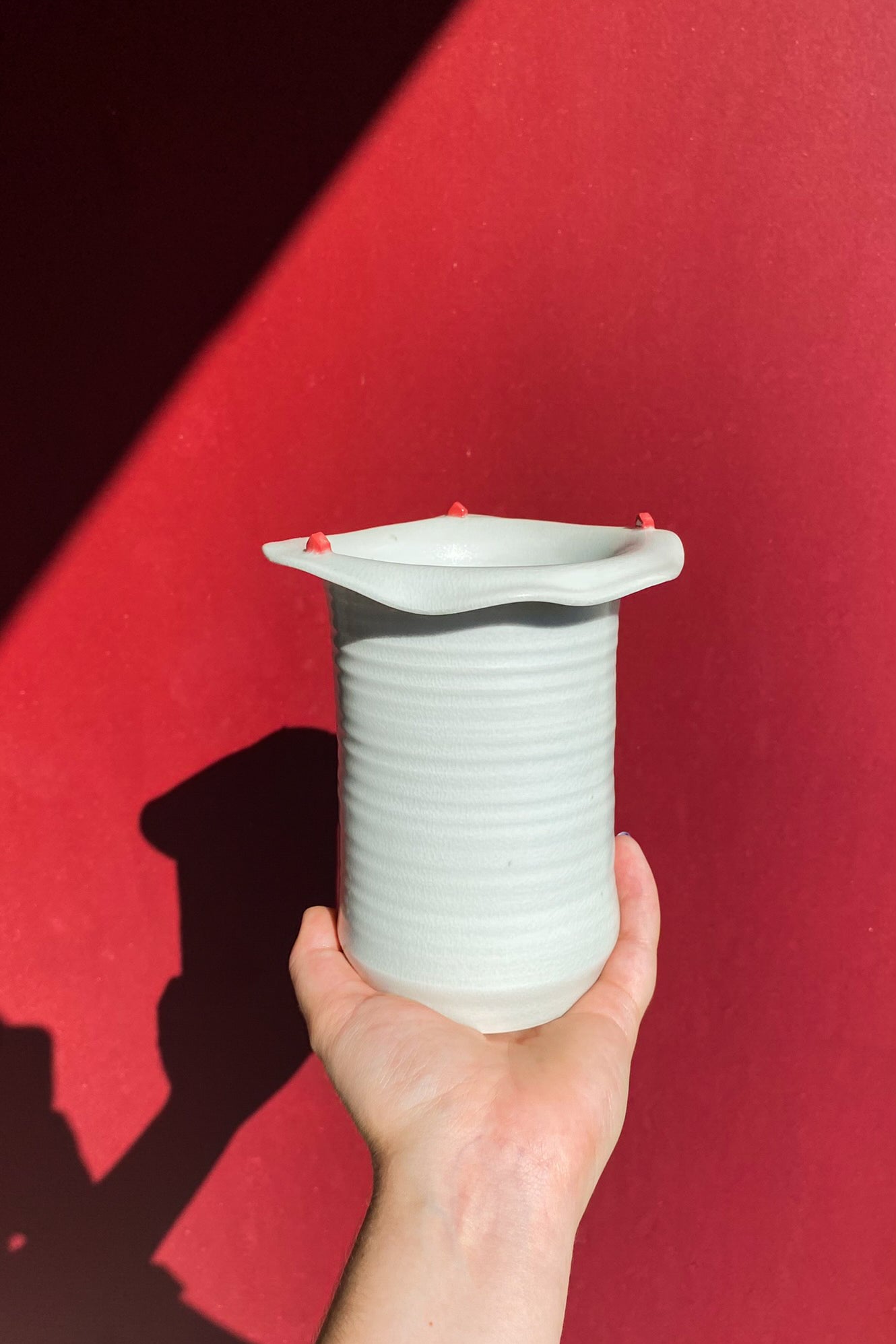 Tiny House Landscape Vase #6 / Ceramics / SECONDS