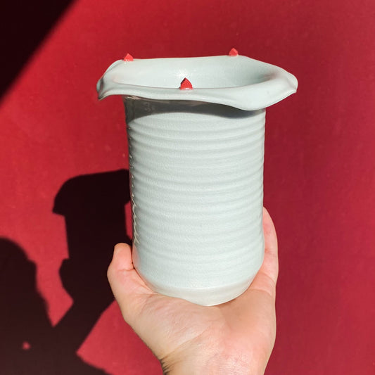 Tiny House Landscape Vase #6 / Ceramics / SECONDS