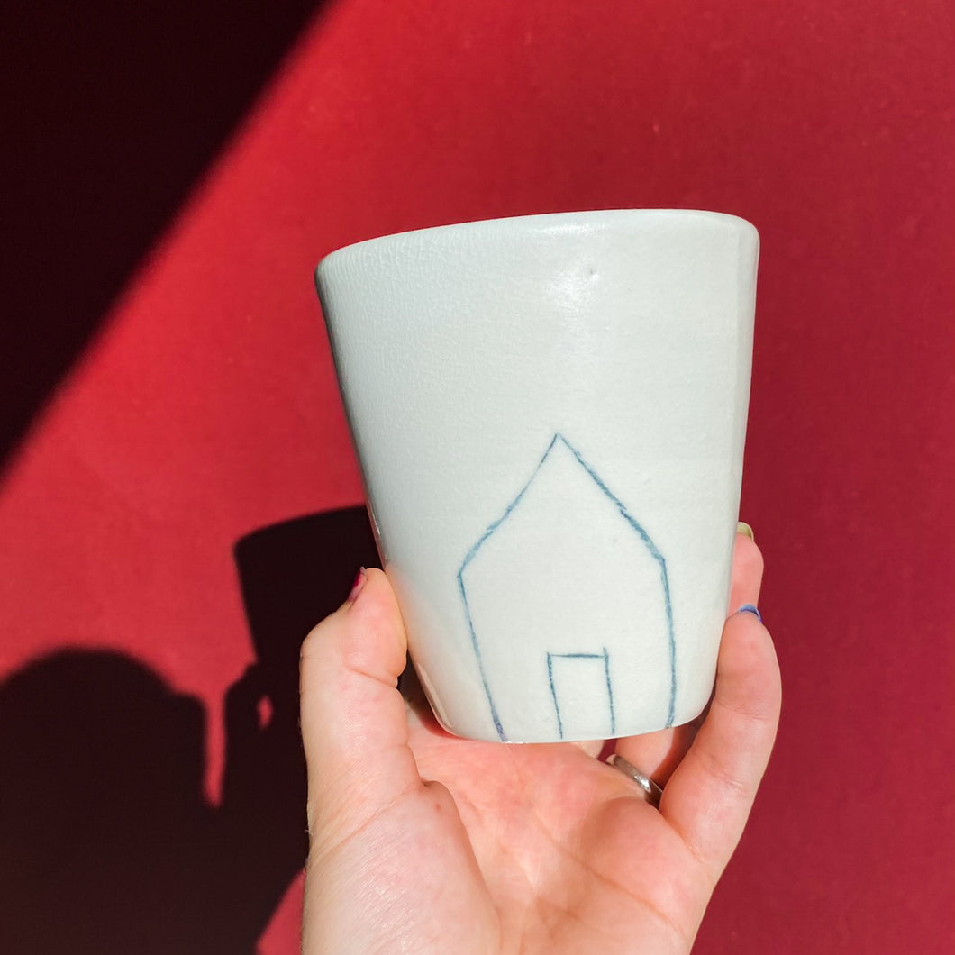 House Sketch Cup #1 / Ceramic