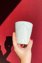 Load image into Gallery viewer, House Sketch Cup #1 / Ceramic
