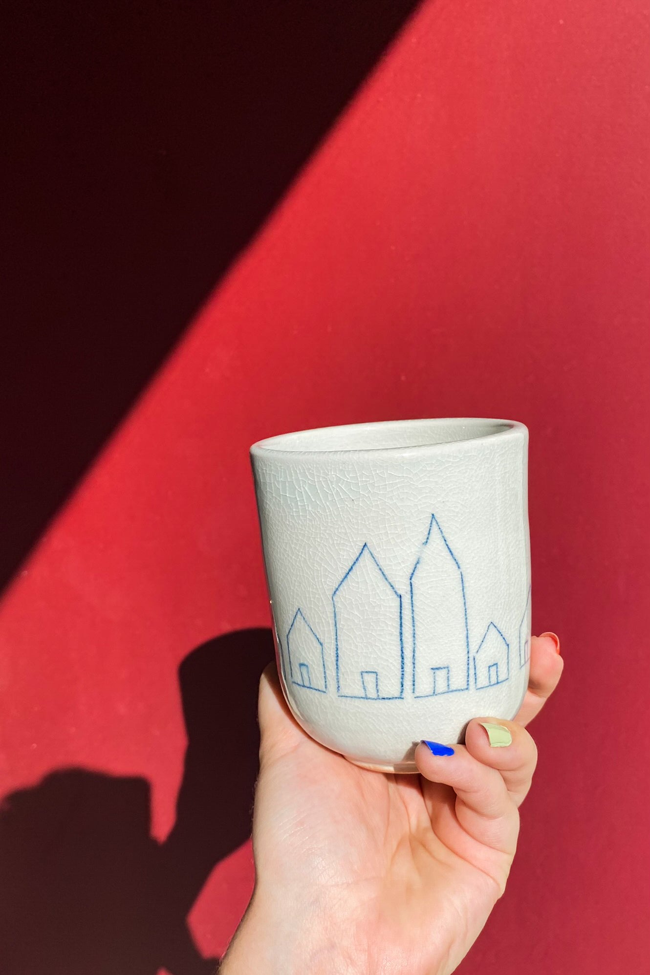 House Sketch Cup #2 / Ceramics