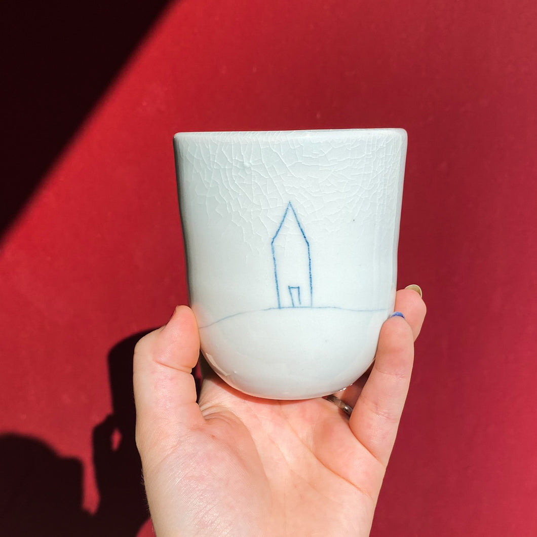 House Sketch Cup #3 / Ceramics