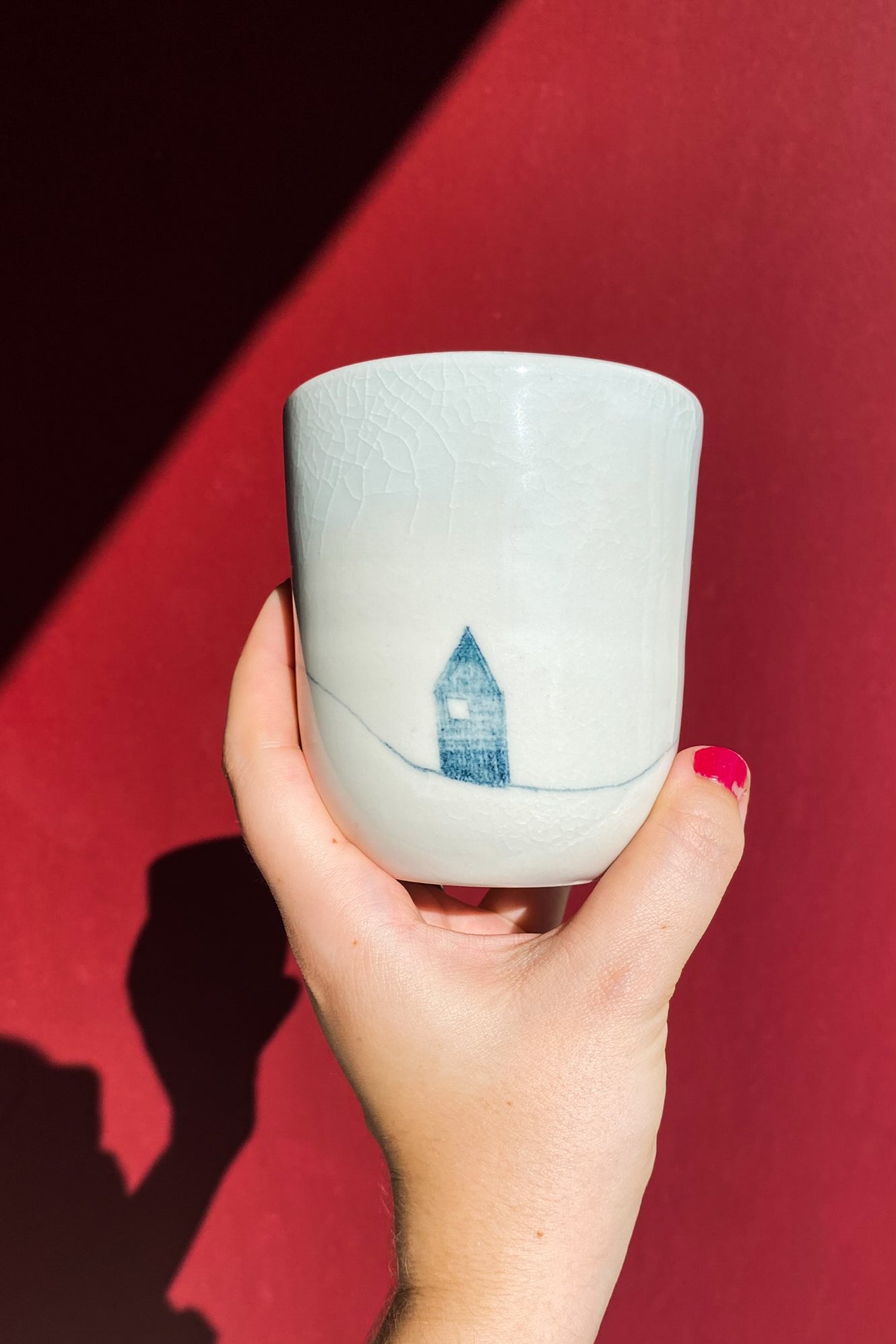 House Sketch Cup #3 / Ceramics