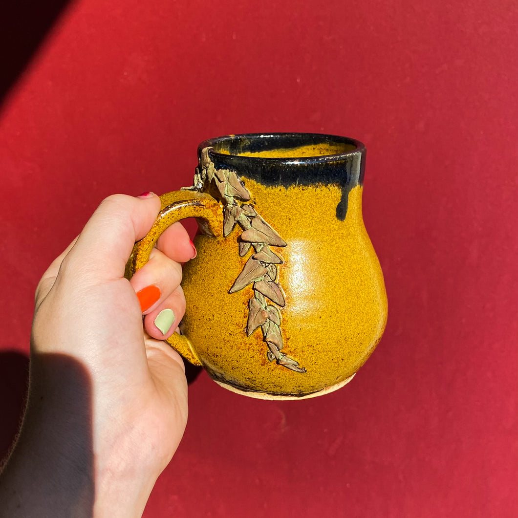 Yellow Vine Mug / Ceramics / SECONDS