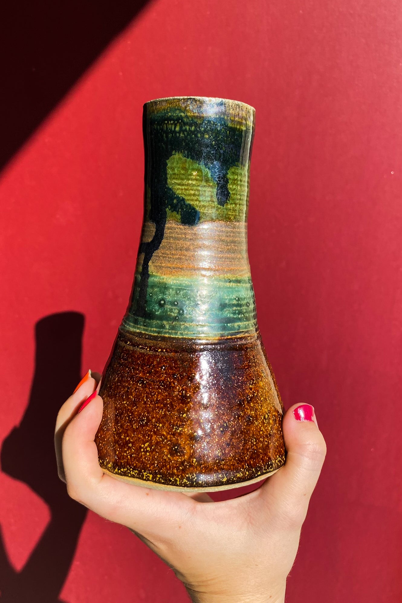 Multi Colored Vase / Ceramics