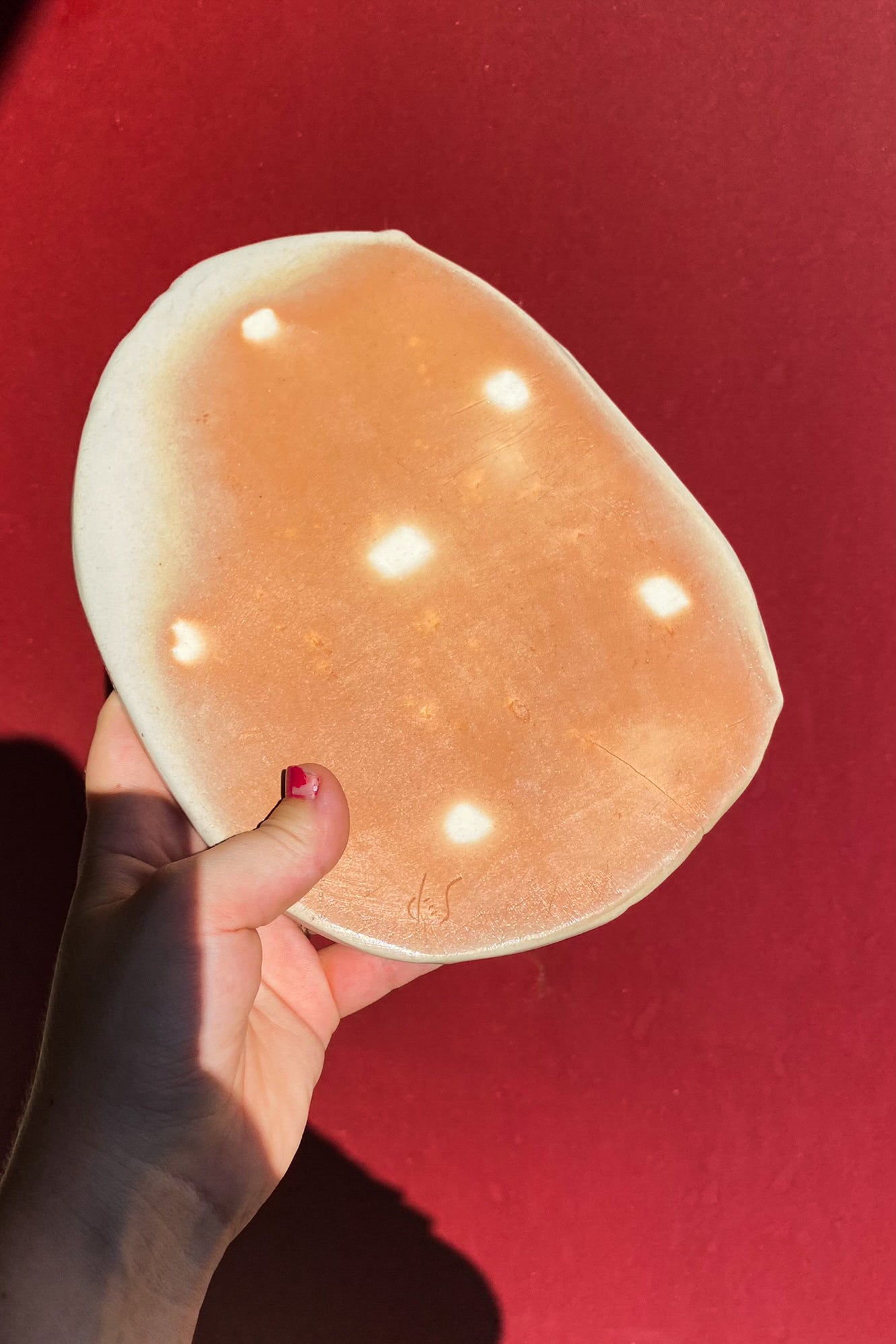 Pink Floral Pattern Plate / Ceramics / SECONDS