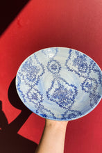 Load image into Gallery viewer, Blue Floral Pattern Bowl / Ceramics / SECONDS / *LOCAL PICKUP ONLY*
