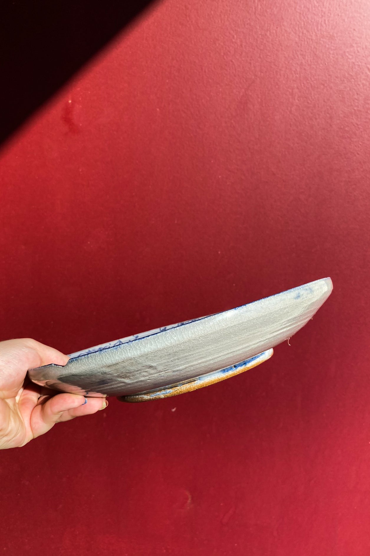 Blue Floral Pattern Bowl / Ceramics / SECONDS / *LOCAL PICKUP ONLY*