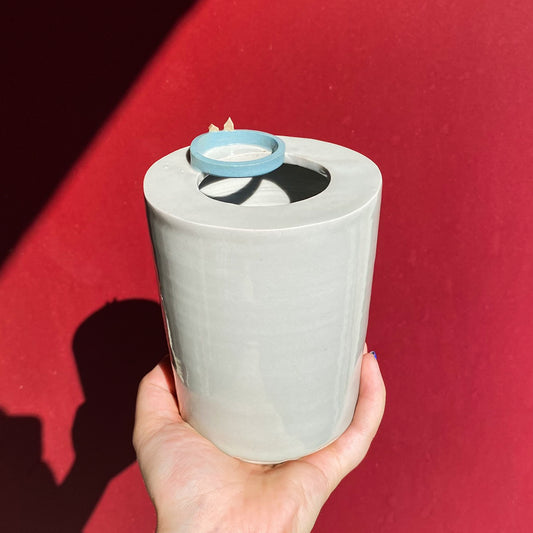 Tiny House Landscape Vase #7 / Ceramics / SECONDS