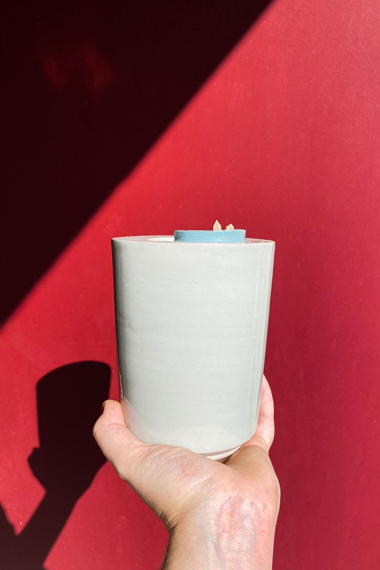 Tiny House Landscape Vase #7 / Ceramics / SECONDS