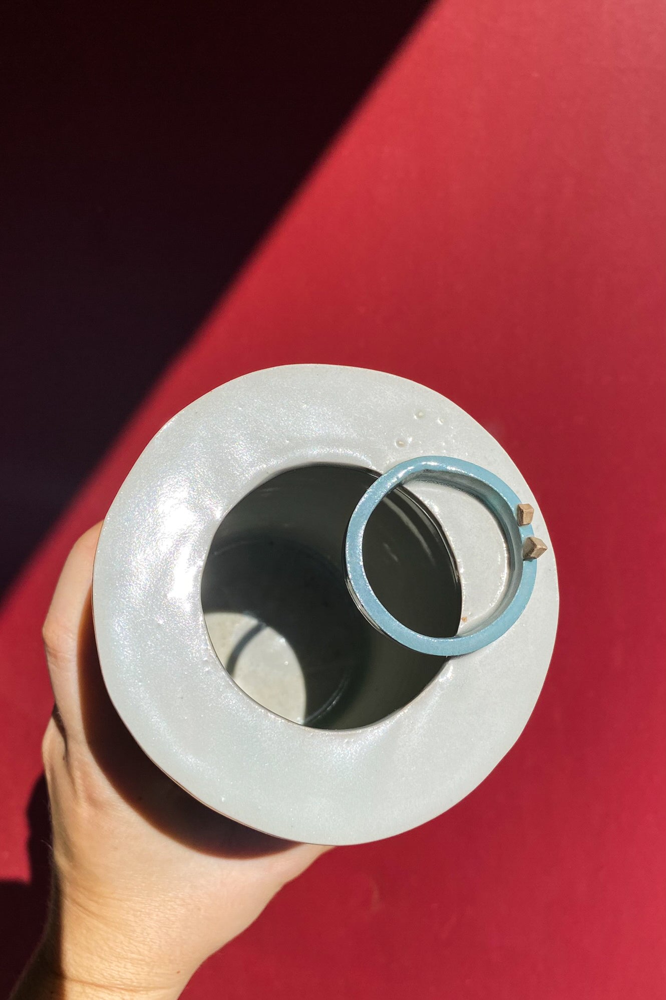 Tiny House Landscape Vase #7 / Ceramics / SECONDS