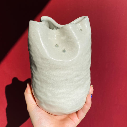 Tiny House Landscape Vase #2 / Ceramics
