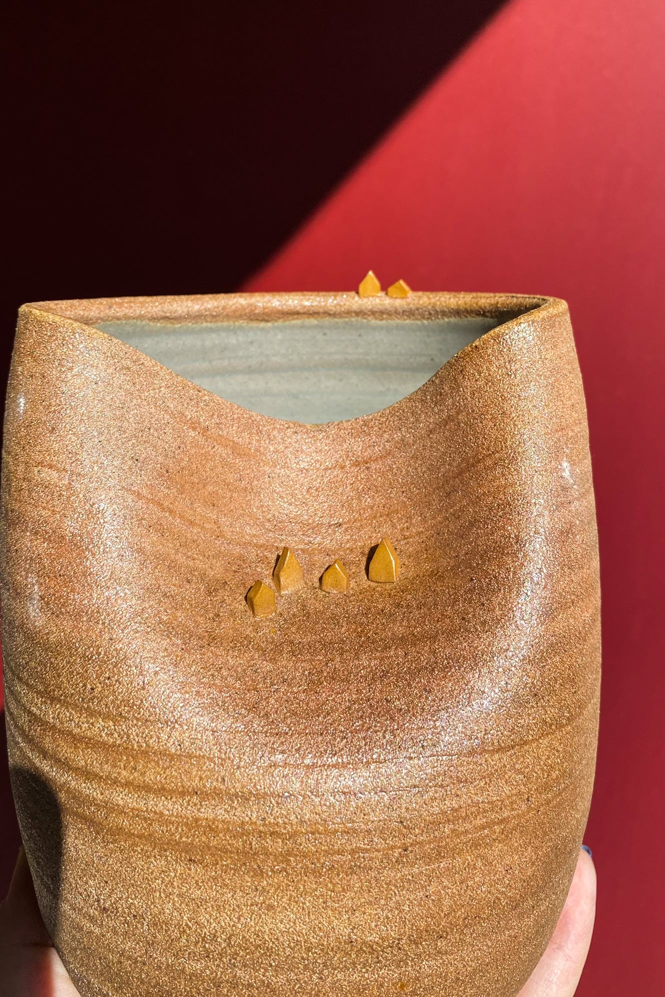 Tiny House Landscape Vase #3 / Ceramics