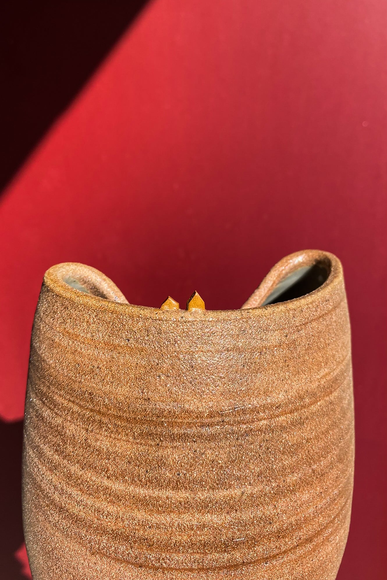 Tiny House Landscape Vase #3 / Ceramics