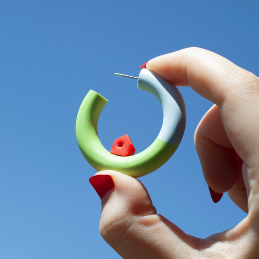 Clear Skies Hoops / Earringsp